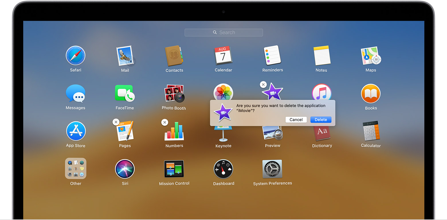 How to find an already installed app on macbook